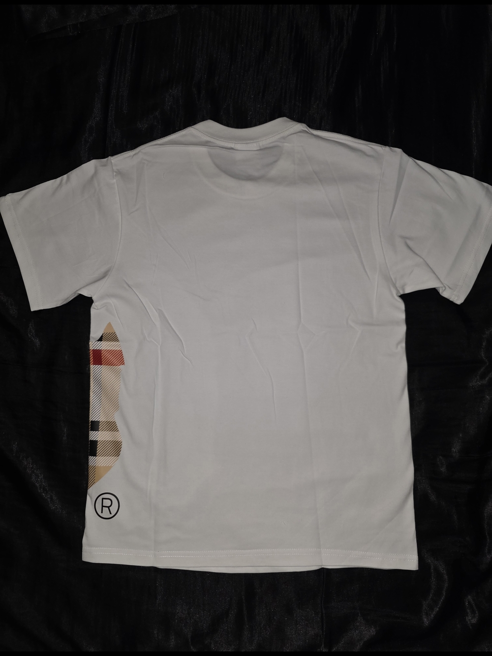 BAPE x Burberry Check Side Big Ape Head T-Shirts, White - Picture 5 of 6